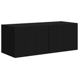 vidaXL Tv-meubelset Wandgemonteerd 3 pcs Wit Bewerkt hout