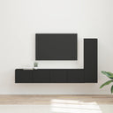 vidaXL TV Cabinet Set Wall-Mounted 3 pcs White Engineered Wood