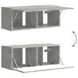 vidaXL Tv-meubelset Wandgemonteerd 6 pcs Wit Bewerkt hout
