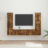 vidaXL TV Cabinet Set 6 pcs White Engineered wood