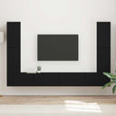 vidaXL Tv-meubelset 8 pcs Wit Bewerkt hout