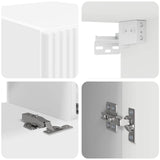vidaXL TV Kast 8 pcs Wit