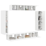 vidaXL TV Kast 8 pcs Wit