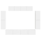 vidaXL TV Kast 8 pcs Wit