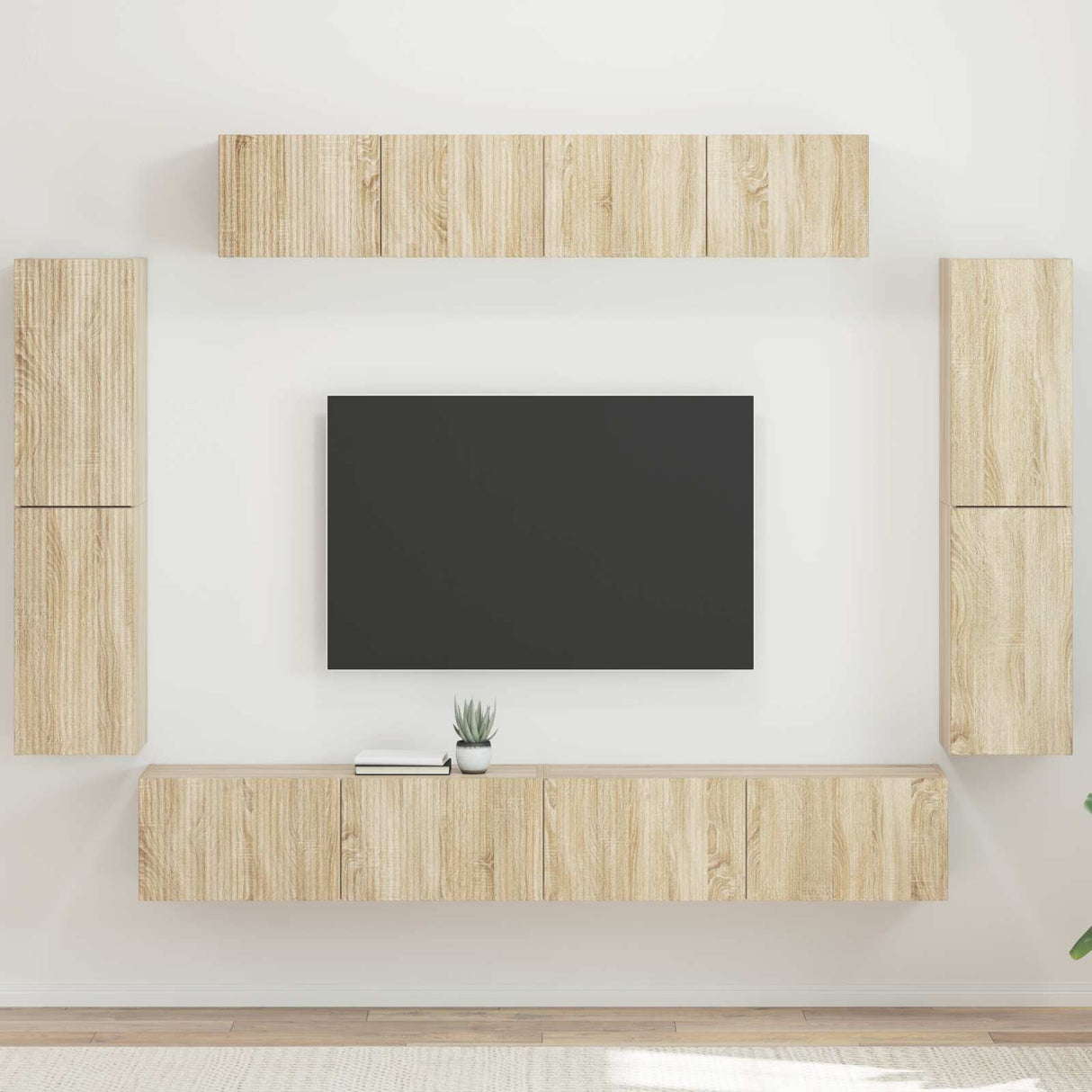 vidaXL TV Kast 8 pcs Wit