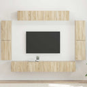 vidaXL TV Kast 8 pcs Wit