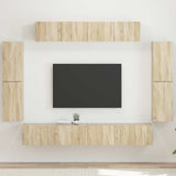 vidaXL TV Kast 8 pcs Wit