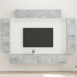 vidaXL TV Kast 8 pcs Wit