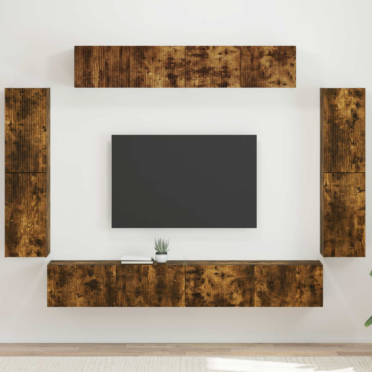 vidaXL TV Kast 8 pcs Wit