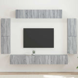 vidaXL TV Kast 8 pcs Wit
