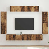 vidaXL TV Kast 8 pcs Wit