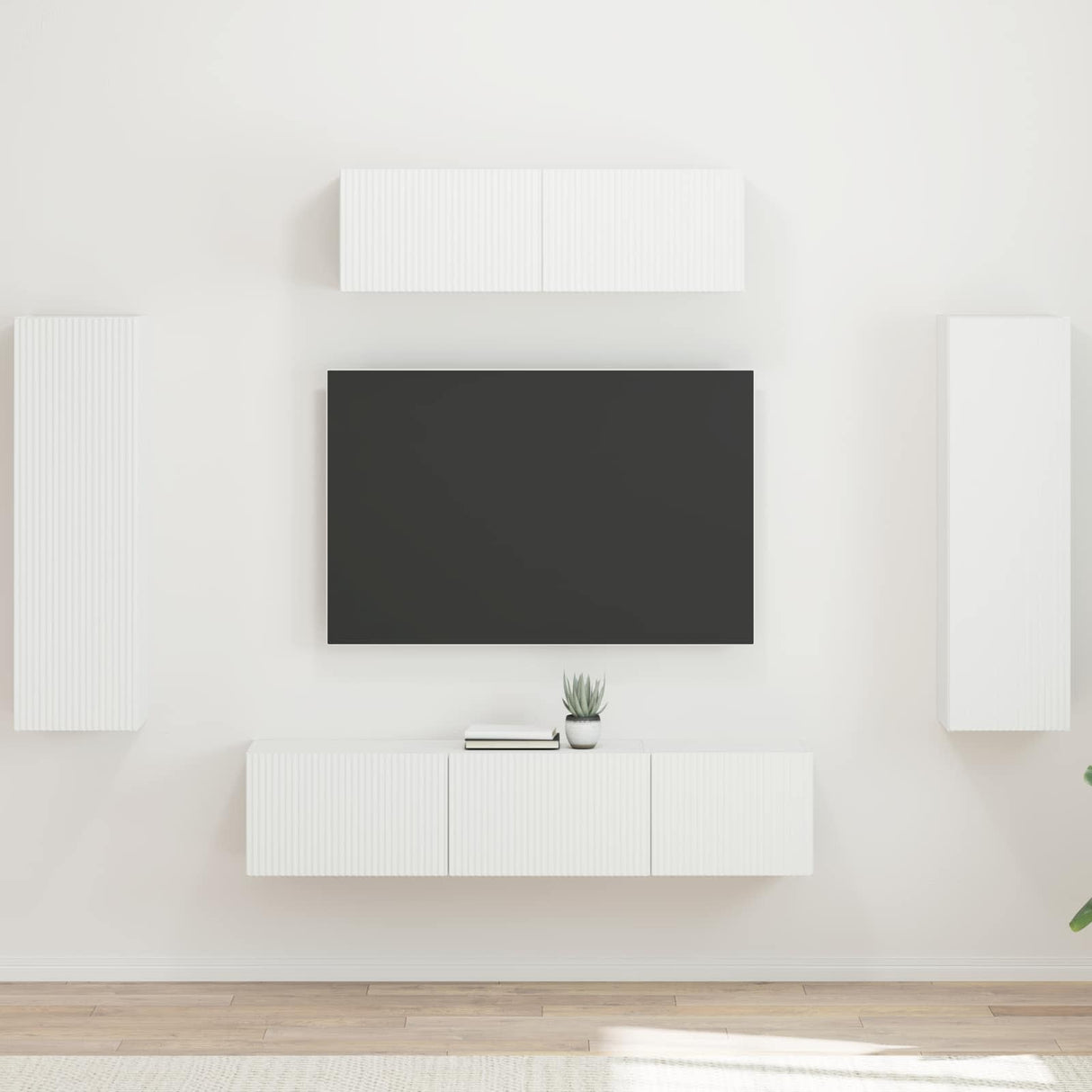 vidaXL TV Kast 5 pcs Wit