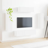 vidaXL TV Kast 5 pcs Wit