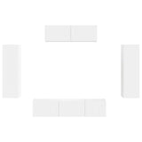 vidaXL TV Kast 5 pcs Wit