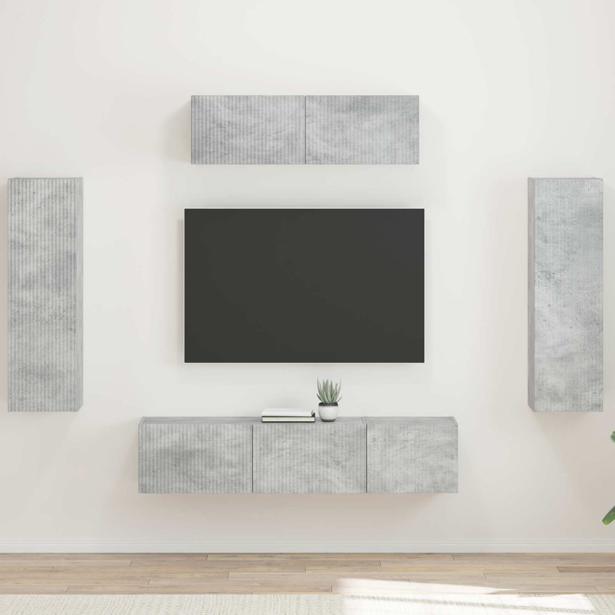 vidaXL TV Kast 5 pcs Wit