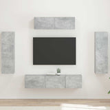 vidaXL TV Kast 5 pcs Wit