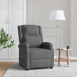 vidaXL Massage Chair Fabric Cream