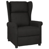 vidaXL Fauteuil verstelbaar stof lichtgrijs