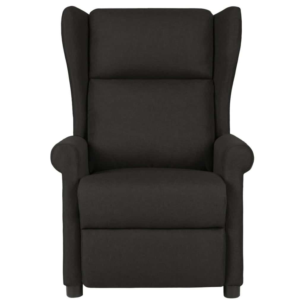 vidaXL Fauteuil verstelbaar stof lichtgrijs