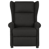 vidaXL Fauteuil verstelbaar stof lichtgrijs