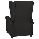 vidaXL Fauteuil verstelbaar stof lichtgrijs