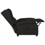 vidaXL Fauteuil verstelbaar stof lichtgrijs