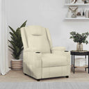 vidaXL Fauteuil verstelbaar kunstleer zwart