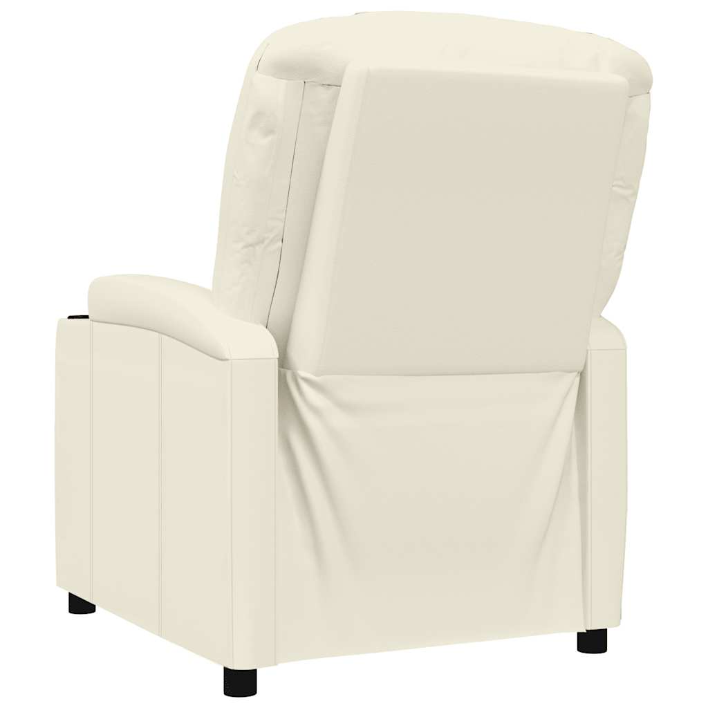 vidaXL Fauteuil verstelbaar kunstleer zwart