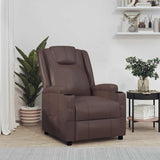 vidaXL Fauteuil verstelbaar kunstleer zwart
