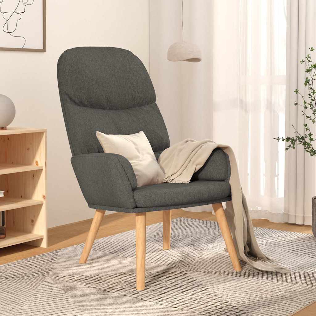 vidaXL Recliner fabric light gray