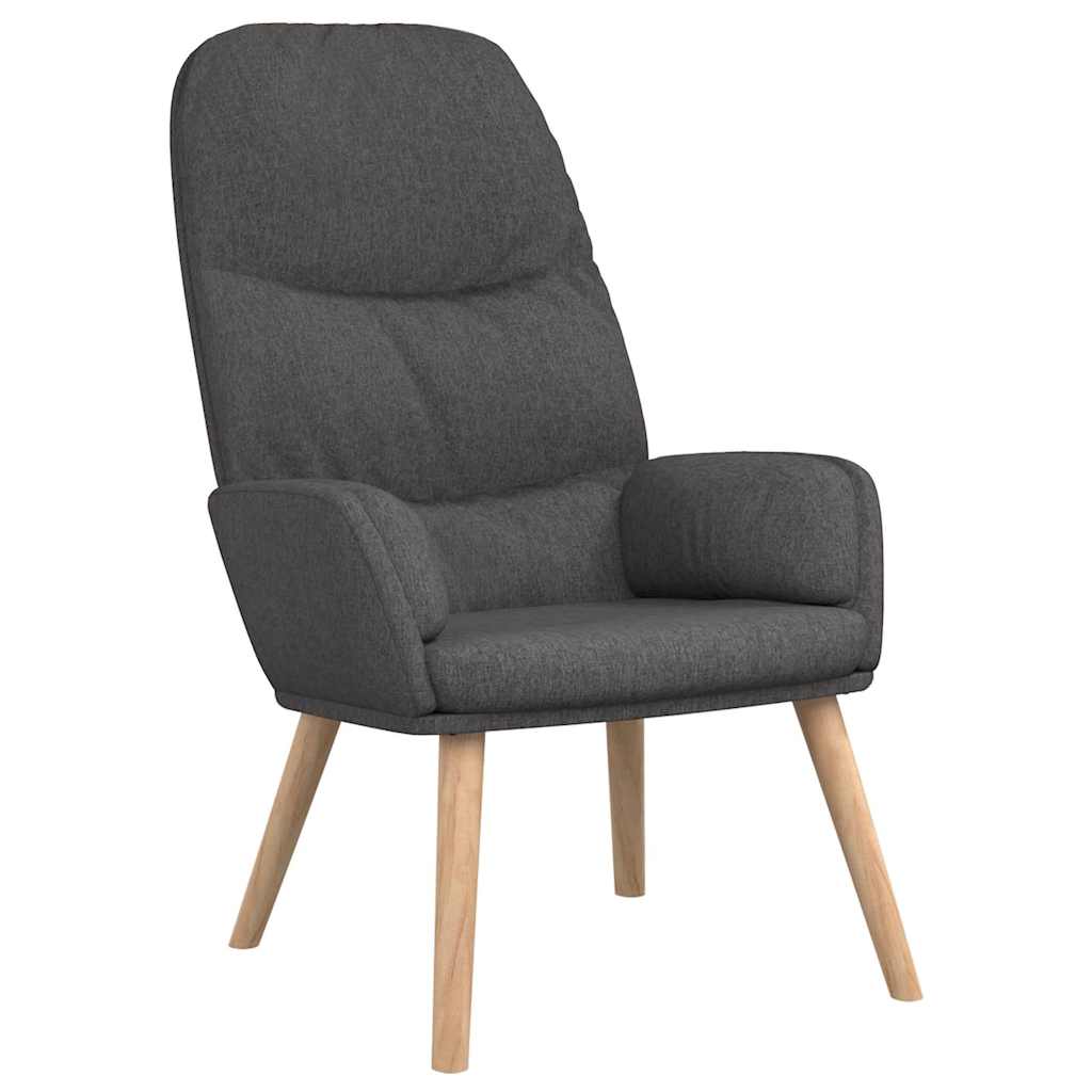 vidaXL Recliner fabric light gray