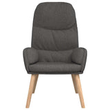 vidaXL Recliner fabric light gray