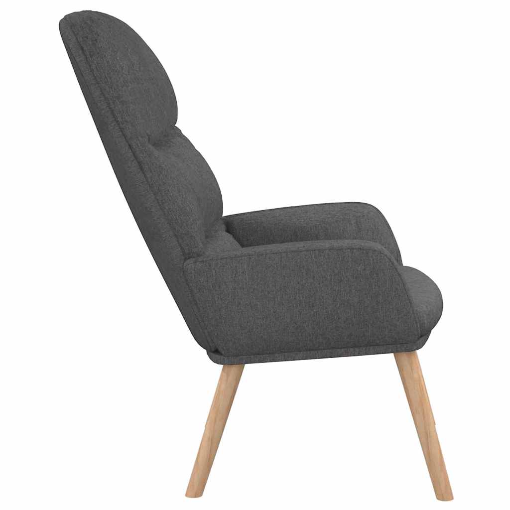 vidaXL Recliner fabric light gray
