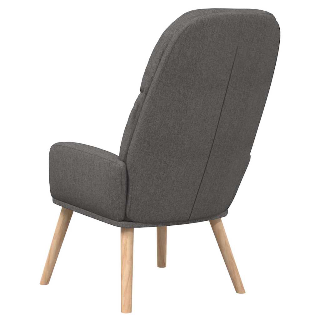 vidaXL Recliner fabric light gray