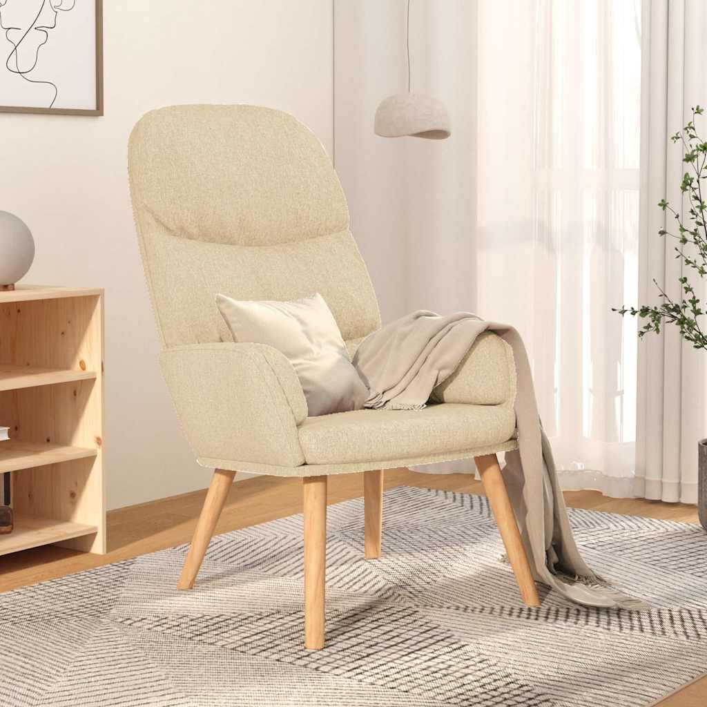 vidaXL Recliner fabric light gray