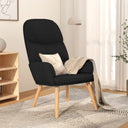 vidaXL Recliner fabric light gray