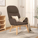 vidaXL Recliner fabric light gray