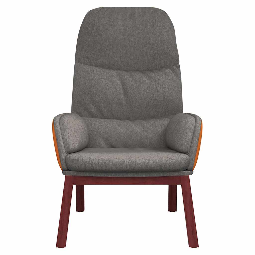 vidaXL Recliner fabric light grey