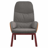 vidaXL Recliner fabric light grey