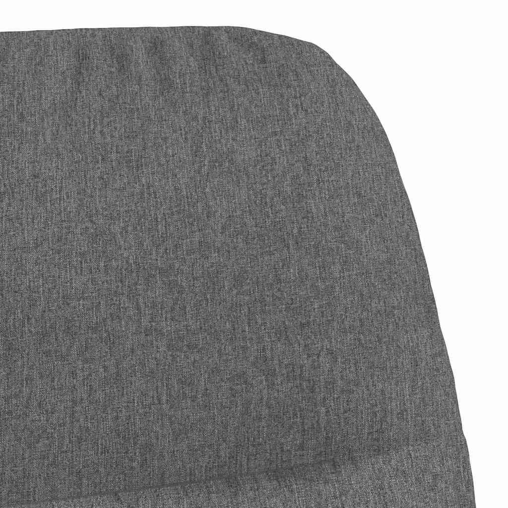 vidaXL Recliner fabric light grey