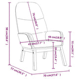 vidaXL Recliner fabric light grey