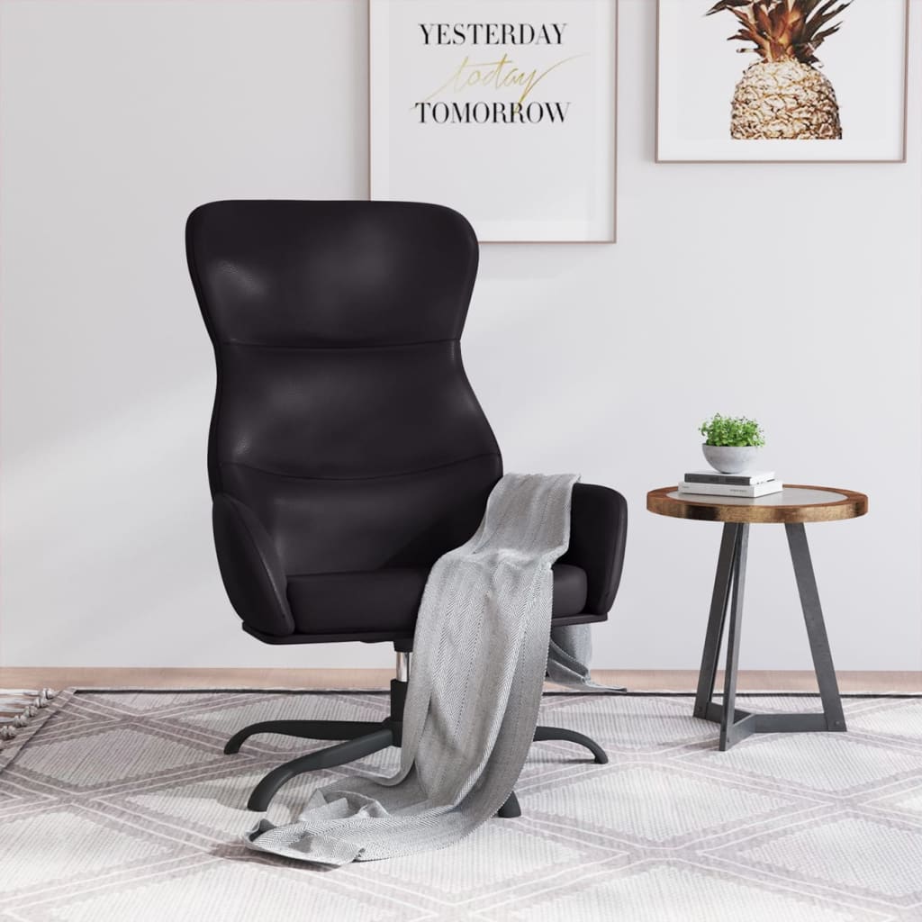 vidaXL Recliner artificial leather black
