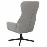 vidaXL Relaxstoel fluweel lichtgrijs