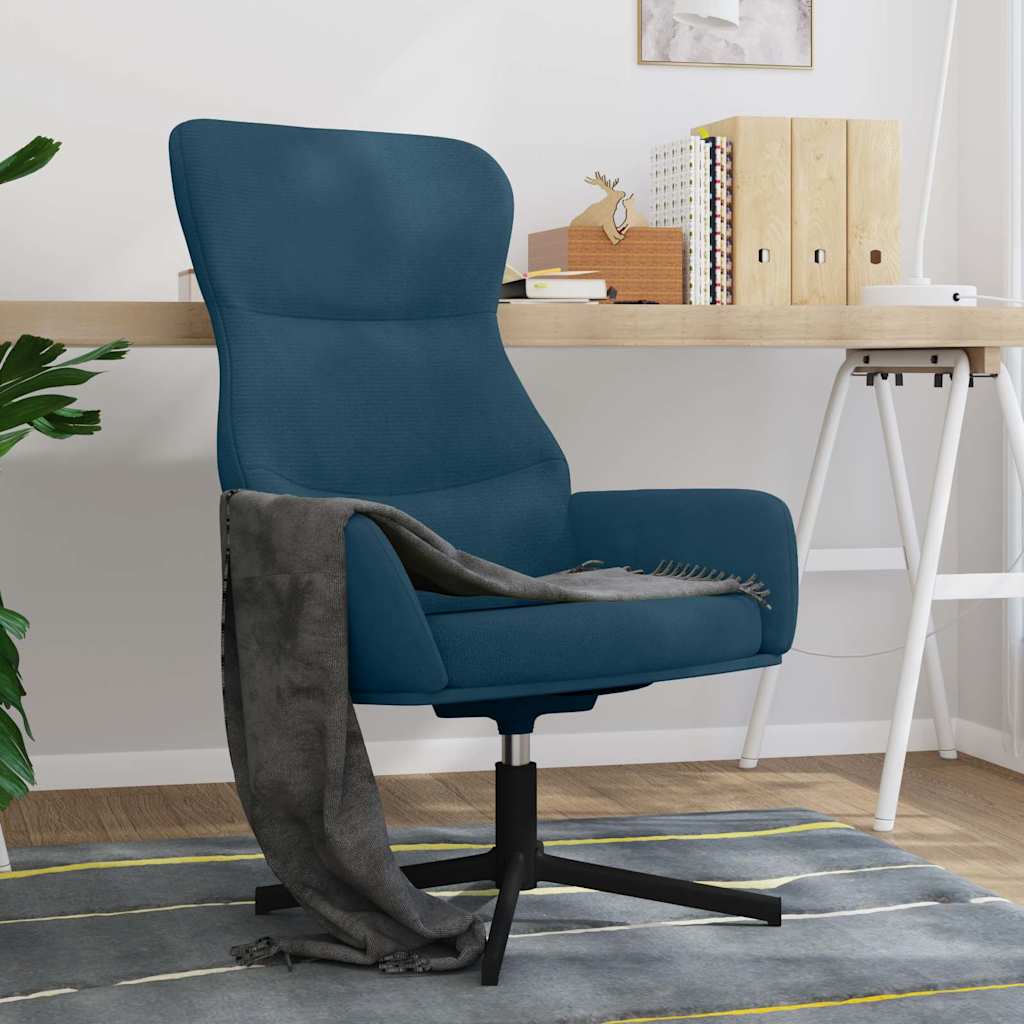 vidaXL Relaxstoel fluweel lichtgrijs