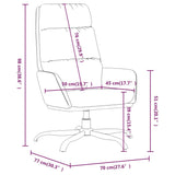 vidaXL Recliner artificial leather black