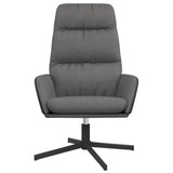 vidaXL Relaxstoel stof lichtgrijs