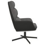 vidaXL Relaxstoel stof lichtgrijs