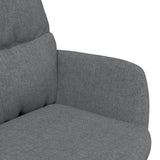 vidaXL Recliner fabric cream