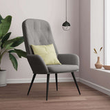 vidaXL Recliner velvet light grey