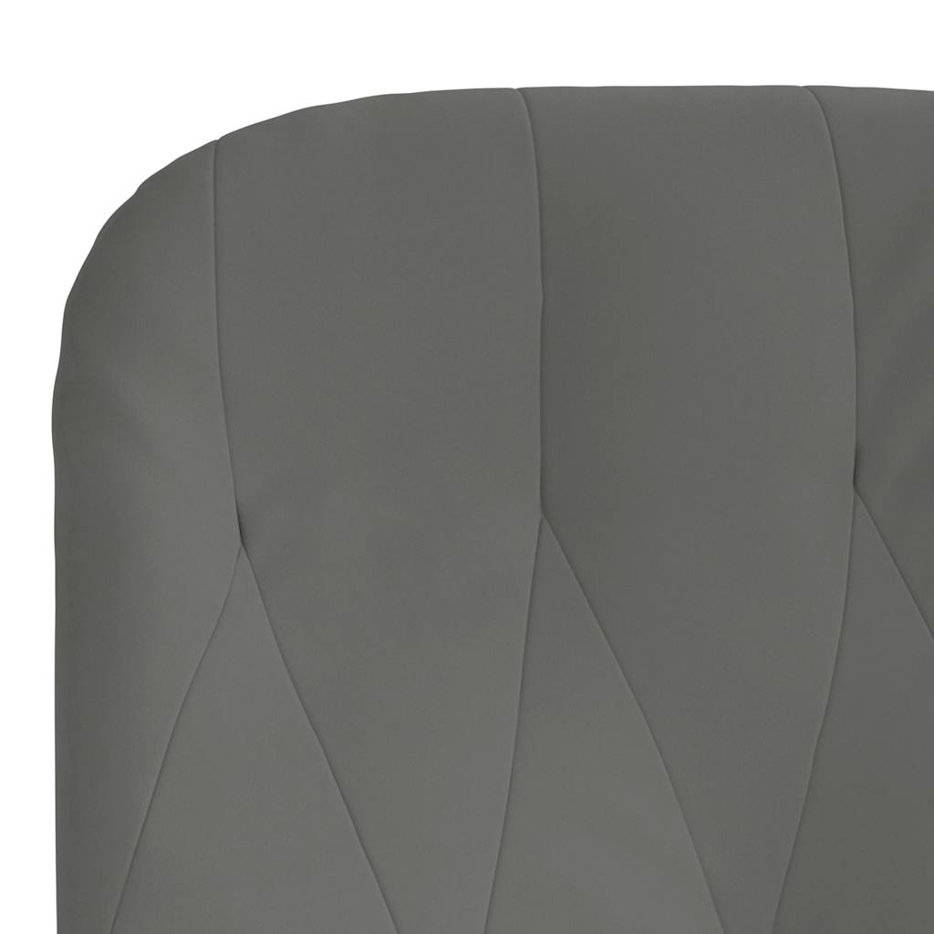vidaXL Recliner velvet light grey